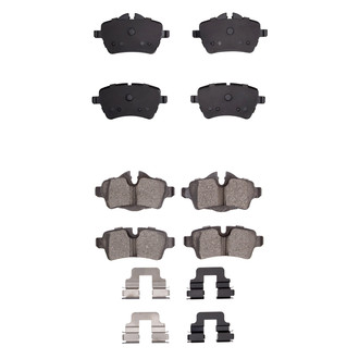 R1 Concepts® - Performance Sport Low Metallic Front and Rear Brake Pad Set