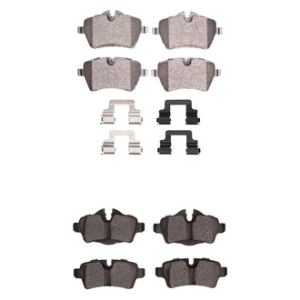 R1 Concepts® - Performance Sport Low Metallic Front and Rear Brake Pad Set