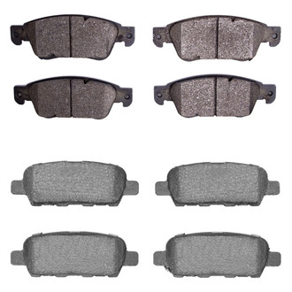 R1 Concepts® - Performance Sport Low Metallic Front and Rear Brake Pad Set