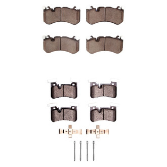R1 Concepts® - Performance Sport Low Metallic Front and Rear Brake Pad Set