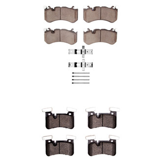 R1 Concepts® - Performance Sport Low Metallic Front and Rear Brake Pad Set