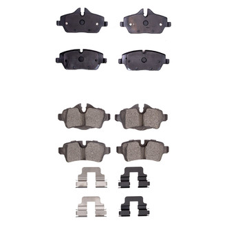 R1 Concepts® - Performance Sport Low Metallic Front and Rear Brake Pad Set