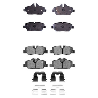 R1 Concepts® - Performance Sport Low Metallic Front and Rear Brake Pad Set