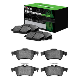 R1 Concepts® - Performance Sport Low Metallic Front and Rear Brake Pad Set