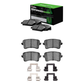 R1 Concepts® - Performance Sport Low Metallic Front and Rear Brake Pad Set