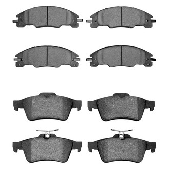 R1 Concepts® - Performance Sport Low Metallic Front and Rear Brake Pad Set