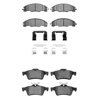 R1 Concepts® - Performance Sport Low Metallic Front and Rear Brake Pad Set