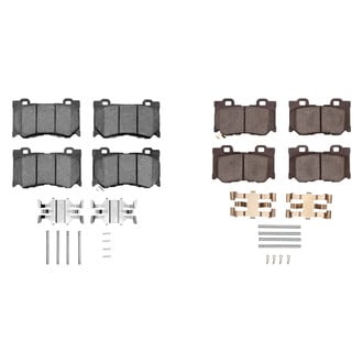 R1 Concepts® - Performance Sport Low Metallic Front and Rear Brake Pad Set