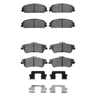 R1 Concepts® - Performance Sport Low Metallic Front and Rear Brake Pad Set