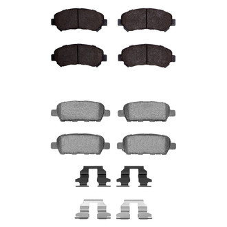 R1 Concepts® - Performance Sport Low Metallic Front and Rear Brake Pad Set