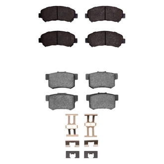 R1 Concepts® - Performance Sport Low Metallic Front and Rear Brake Pad Set