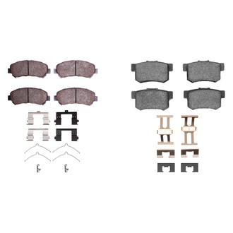 R1 Concepts® - Performance Sport Low Metallic Front and Rear Brake Pad Set