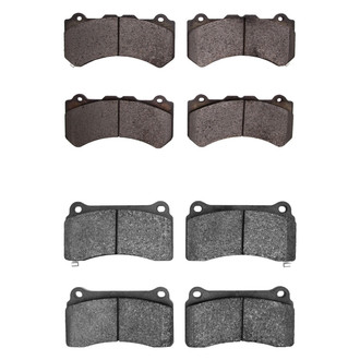 R1 Concepts® - Performance Sport Low Metallic Front and Rear Brake Pad Set
