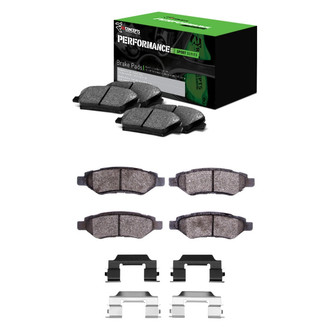 R1 Concepts® - Performance Sport Low Metallic Front and Rear Brake Pad Set