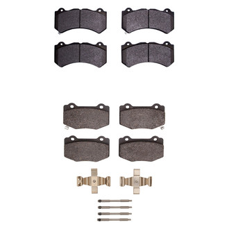 R1 Concepts® - Performance Sport Low Metallic Front and Rear Brake Pad Set