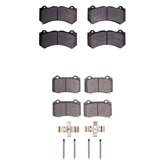 R1 Concepts® - Performance Sport Low Metallic Front and Rear Brake Pad Set