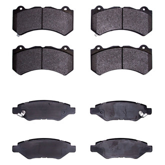 R1 Concepts® - Performance Sport Low Metallic Front and Rear Brake Pad Set