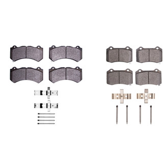 R1 Concepts® - Performance Sport Low Metallic Front and Rear Brake Pad Set