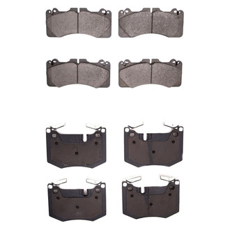 R1 Concepts® - Performance Sport Low Metallic Front and Rear Brake Pad Set