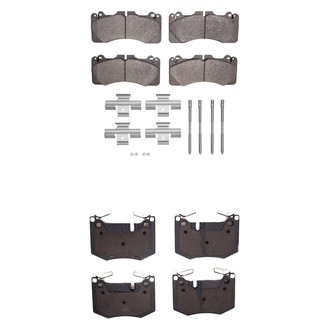 R1 Concepts® - Performance Sport Low Metallic Front and Rear Brake Pad Set