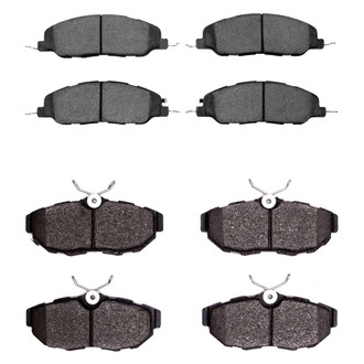 R1 Concepts® - Performance Sport Low Metallic Front and Rear Brake Pad Set