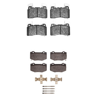 R1 Concepts® - Performance Sport Low Metallic Front and Rear Brake Pad Set