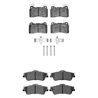 R1 Concepts® - Performance Sport Low Metallic Front and Rear Brake Pad Set