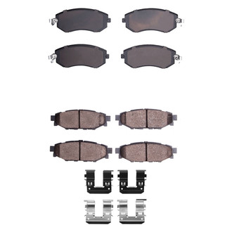 R1 Concepts® - Performance Sport Low Metallic Front and Rear Brake Pad Set