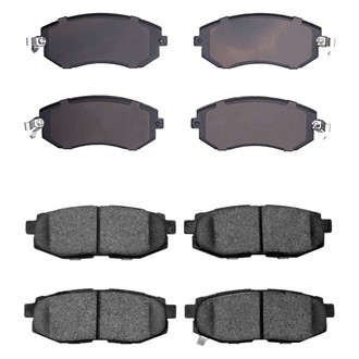 R1 Concepts® - Performance Sport Low Metallic Front and Rear Brake Pad Set