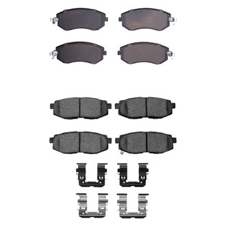 R1 Concepts® - Performance Sport Low Metallic Front and Rear Brake Pad Set