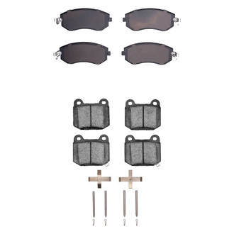 R1 Concepts® - Performance Sport Low Metallic Front and Rear Brake Pad Set