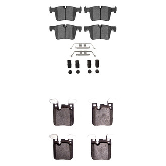R1 Concepts® - Performance Sport Low Metallic Front and Rear Brake Pad Set