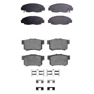 R1 Concepts® - Performance Sport Low Metallic Front and Rear Brake Pad Set