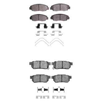 R1 Concepts® - Performance Sport Low Metallic Front and Rear Brake Pad Set