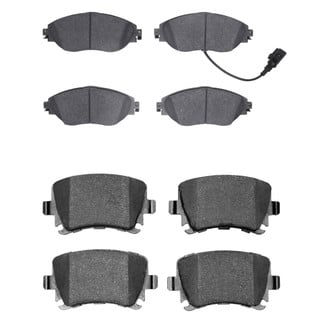 R1 Concepts® - Performance Sport Low Metallic Front and Rear Brake Pad Set