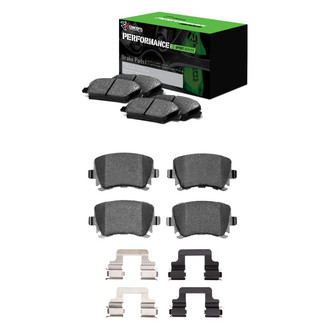 R1 Concepts® - Performance Sport Low Metallic Front and Rear Brake Pad Set