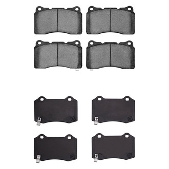 R1 Concepts® - Performance Sport Low Metallic Front and Rear Brake Pad Set