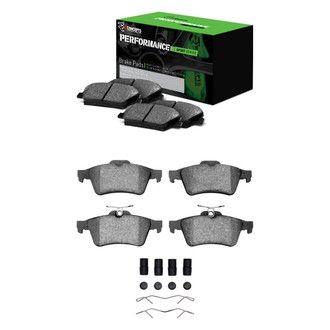 R1 Concepts® - Performance Sport Low Metallic Front and Rear Brake Pad Set