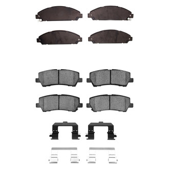 R1 Concepts® - Performance Sport Low Metallic Front and Rear Brake Pad Set