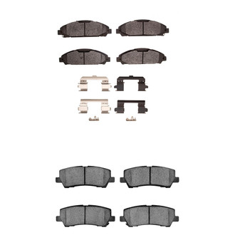 R1 Concepts® - Performance Sport Low Metallic Front and Rear Brake Pad Set