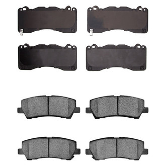 R1 Concepts® - Performance Sport Low Metallic Front and Rear Brake Pad Set