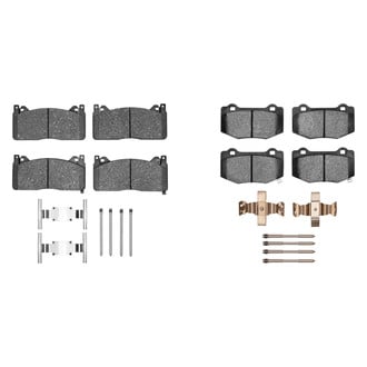 R1 Concepts® - Performance Sport Low Metallic Front and Rear Brake Pad Set