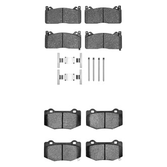 R1 Concepts® - Performance Sport Low Metallic Front and Rear Brake Pad Set