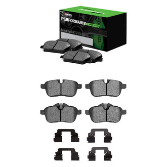 R1 Concepts® - Performance Sport Low Metallic Front and Rear Brake Pad Set