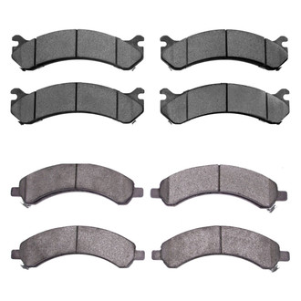 R1 Concepts® - Super Heavy Duty Semi-Metallic Front and Rear Brake Pad Set