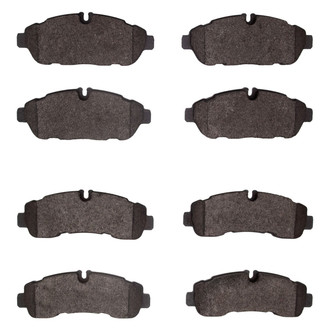 R1 Concepts® - Super Heavy Duty Semi-Metallic Front and Rear Brake Pad Set