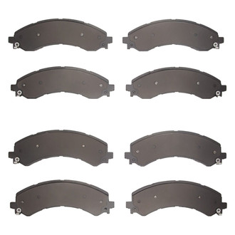 R1 Concepts® - Super Heavy Duty Semi-Metallic Front and Rear Brake Pad Set