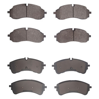 R1 Concepts® - Super Heavy Duty Semi-Metallic Front and Rear Brake Pad Set