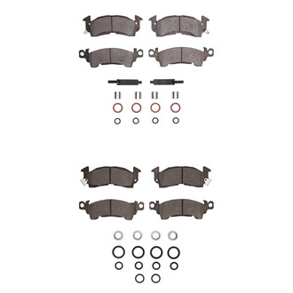 R1 Concepts® - Ceramic Front and Rear Brake Pad Set