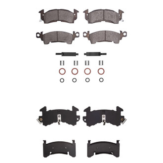 R1 Concepts® - Ceramic Front and Rear Brake Pad Set
